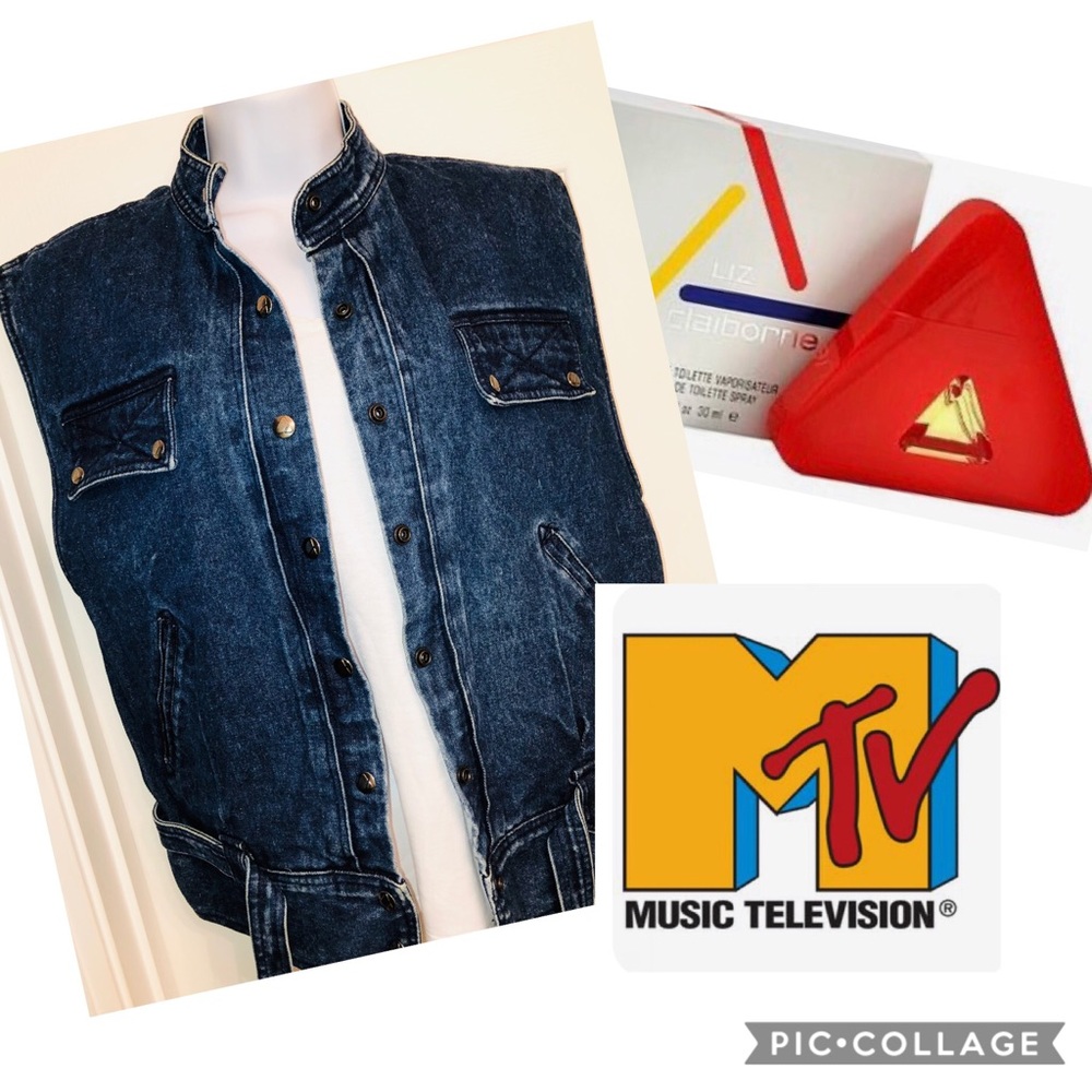 Vintage 1980 Liz Claiborne Belted Vest